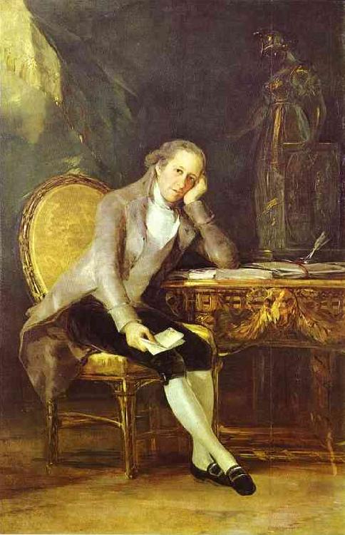 Francisco Jose de Goya Gaspar Melchor de Jovellanos. oil painting image